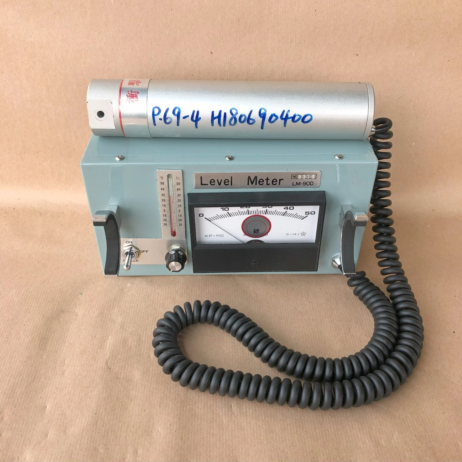 Nippon Kenki LM-90D ポータブル リクフィード ガス レベル メーター 検出器 - 画像4/13