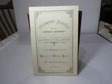 1884 J.H. Bunnell & Co.New York Students Manual Telegraph & Telephone Supplies
