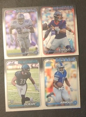 2024 Topps Chrome Football You Choose/Pick Your Base, RC *Buy More Save More