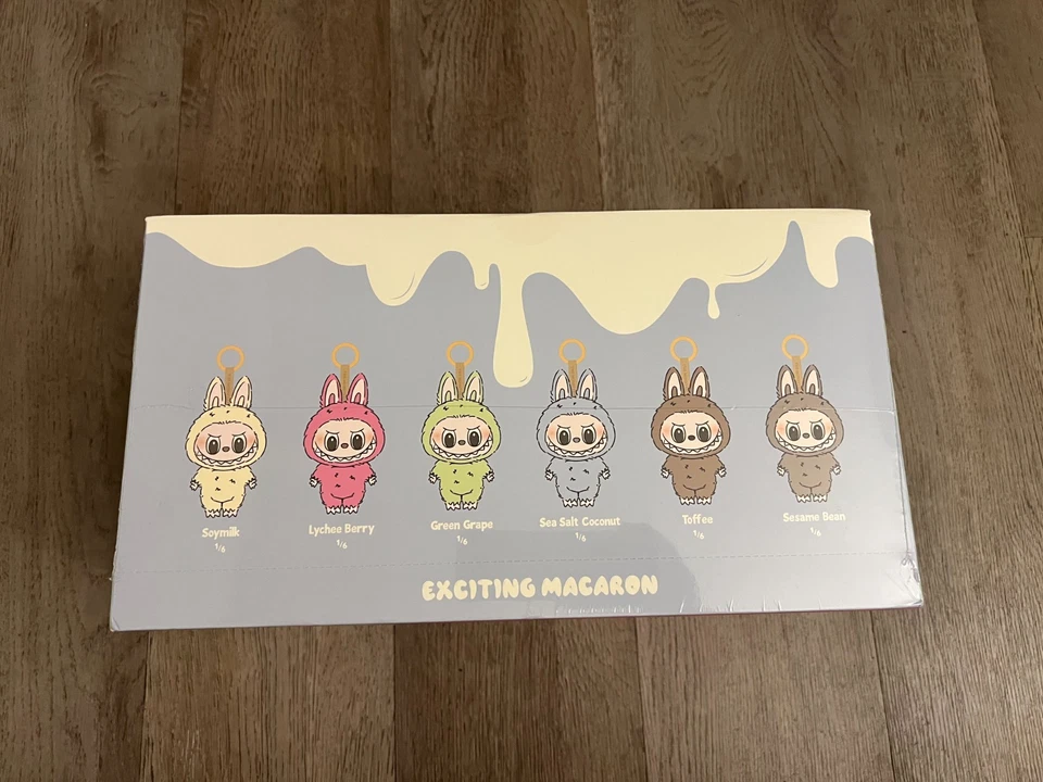 AUTÉNTICO POP MART LABUBU The Monsters Exciting Macaron - Caja Completa - VENDEDOR DE EE. UU. Foto 3 de 4