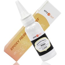 White Epoxy Pigment Paste - 1.76oz High Concentration Resin Dye for Coloring,