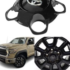 4260b-0c040 Wheel Center Cap For 2014-2020 Tundra Gloss Black Silver 4260b0c040