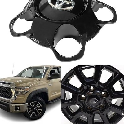 4260B-0C040 Wheel Center Cap For 2014-2020 Tundra Gloss Black Silver 4260B0C040