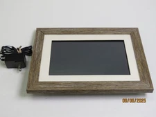 Aluratek 10" Wi-Fi Digital Photo Frame (ASHDPF10F) - Brown (WITH ISSUE) [DJ112]