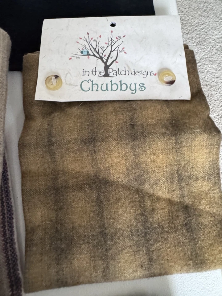 Tela de lana de fieltro primitivas reuniones teñidas a mano apliques alfombras LOTE GRANDE Foto 3 de 4