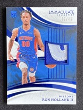 Ron Holland II 2024-25 Panini Immaculate Collection Rookie Patch RC /49 #144