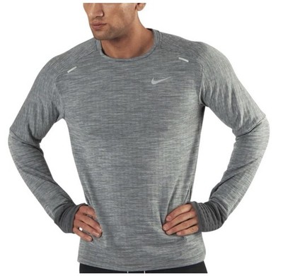 Nike Therma-Fit Repel Element Grey Running Top Reflective Men s Size L