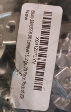 Blum 38N355BE08- Compact Soft-Close 1/2'' Overlay Blumotion Hinge Nickel 20 Pack