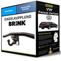 Abnehmbare AnhäNgerkupplung FüR VW Passat Variant 05-10 B6 Typ 3C5 Brink NEU