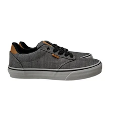 VANS Atwood Deluxe Textile Gray Black Shoes Men's Sizes 8.5 - 13
