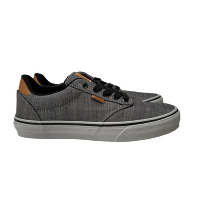 VANS Atwood Deluxe Textile Gray Black Shoes Men's Sizes 13 - Main Image
