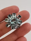 Silvertone Costume Ring, Ring Size P 1/2 R26JY