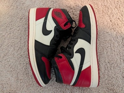 Jordan 1 High OG Bred Toe (Size 11.5M)