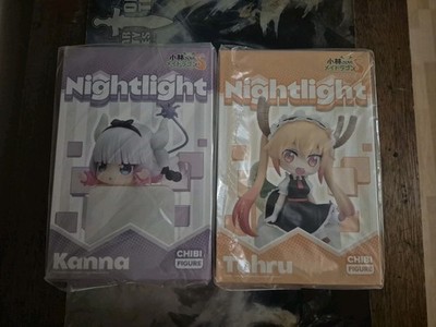 Miss Kobayashi s Dragon Maid S - Kanna & Tohru Mini Nightlight Figures