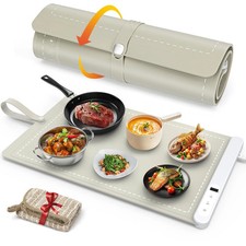 Warming Mat for Food - Rapid and Full X Large Size: 24"x15", Khaki