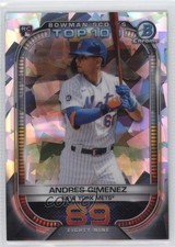 2021 Bowman Scouts Top 100 Atomic Refractor 102/150 Andres Gimenez #BTP-89 nd3