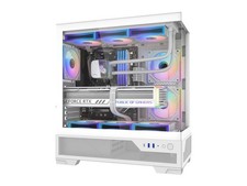 Sama V43WHADA6X1GL Mid Tower PC Case 6 ARGB Fans White