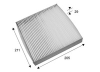 Valeo Pollenfilter 1X FüR Honda Jazz Iii Insight City Cr-Z Hr-V Iv Civic X Cr-V