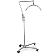 Lash Light for Eyelash Tech with Wheels - LED Half Moon Lamp - Adjustable Bri...