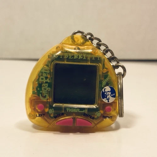 Tiger Electronics Giga Pets KFC Cyberkitty virtual Pet working 2" toy vtg 1997