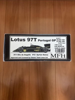 1/20 ロータス97T 1985ポルトガルGP(MFHモデルファクトリーヒロ) MFH Model Factory Hiro 1/20 Lotus 97T Portugal GP Full