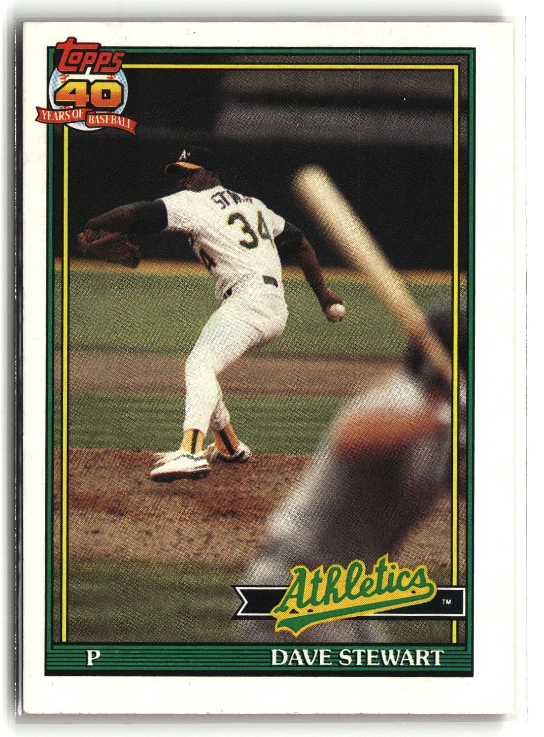 Dave Stewart 1991 Topps #580