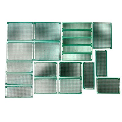 20pcs PCB Prototyp Platte Kreislauf Stripboard 2X8,3X7,4X6,5X7 5Pcs Jede