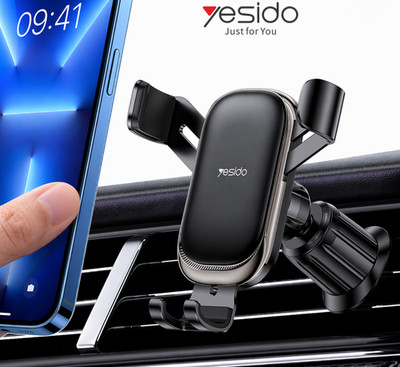 Handyhalterung Auto Handy Halterung Kfz Metall Automatik Lüftung Handyhalter