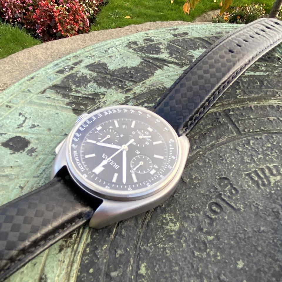 Bulova Lunar Pilot Moon Watch Quartz Chronograph 45mm - Image 3 of 4