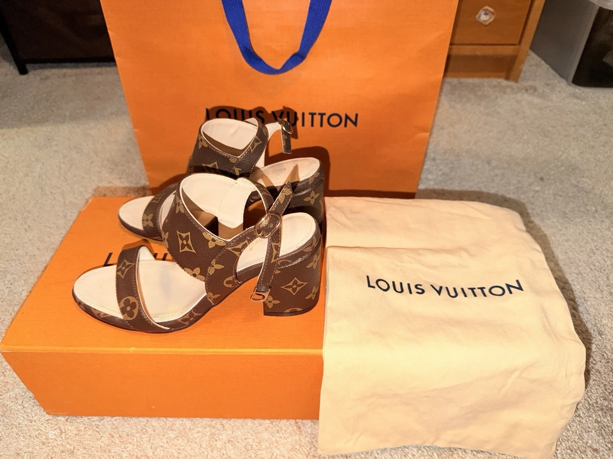 Louis Vuitton Casual High (3-3.9 in) Heel Height Sandals for Women