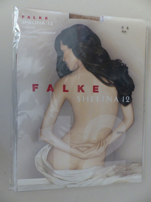 Falke Shelina 12DEN Damen Feinstrumpfhose 0/S SUN Ultra-Transparent Shimmer40027