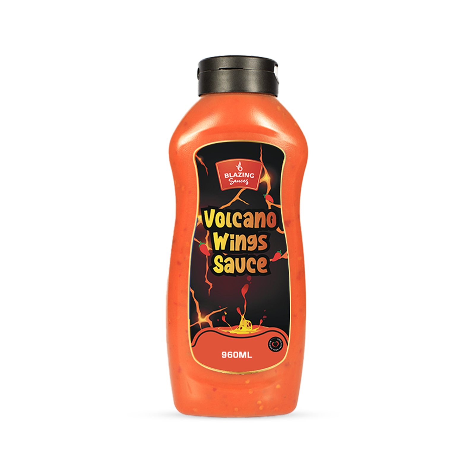 BLAZING Sauces - VOLCANO WING SAUCE - 960ml - ideal for chicken wings