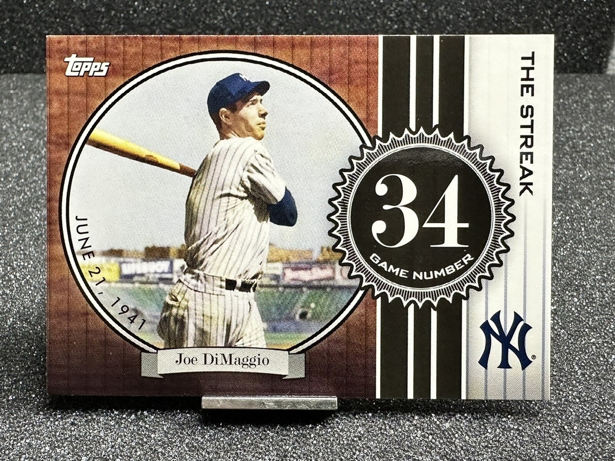 2007 Topps The Streak Joe DiMaggio #JD34 New York Yankees