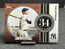 2007 Topps The Streak Joe DiMaggio #JD34 New York Yankees FREE SHIPPING