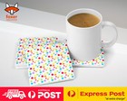 COASTER COFFEE DRINKING MAT|RAINBOW STAR PATTERN #1