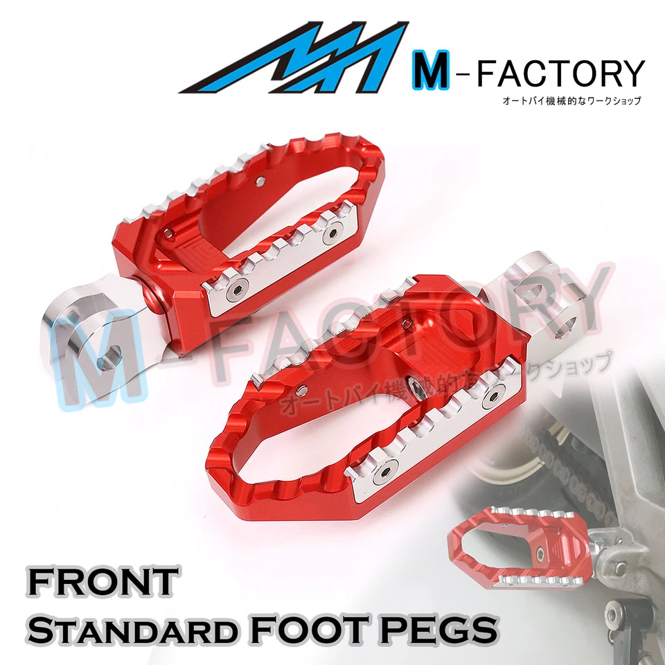 Estriberas anchas delanteras CNC para Ducati Monster S2R 800 05-07 Foto 3 de 4