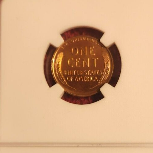 1939 proof Lincoln wheat cent NGC PF 66 RD - Picture 4 of 4