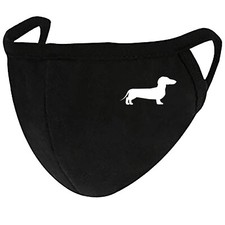 Dachshund - Face Mask Cover Fashion 2 Layers  Pocket Custom Made in US