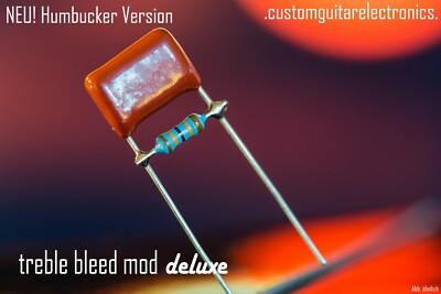 Treble Bleed Mod Deluxe - ''ready-to-solder'' Kit - Humbucker Version