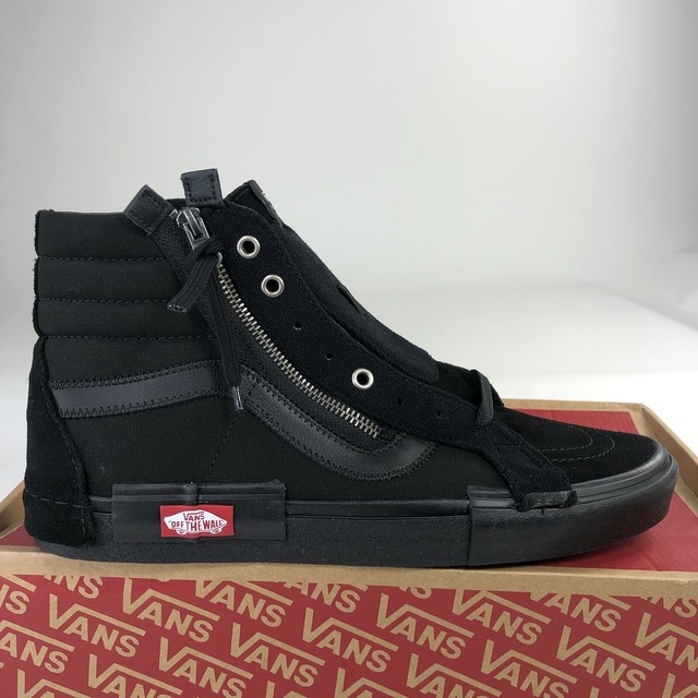 vans cut and paste all black