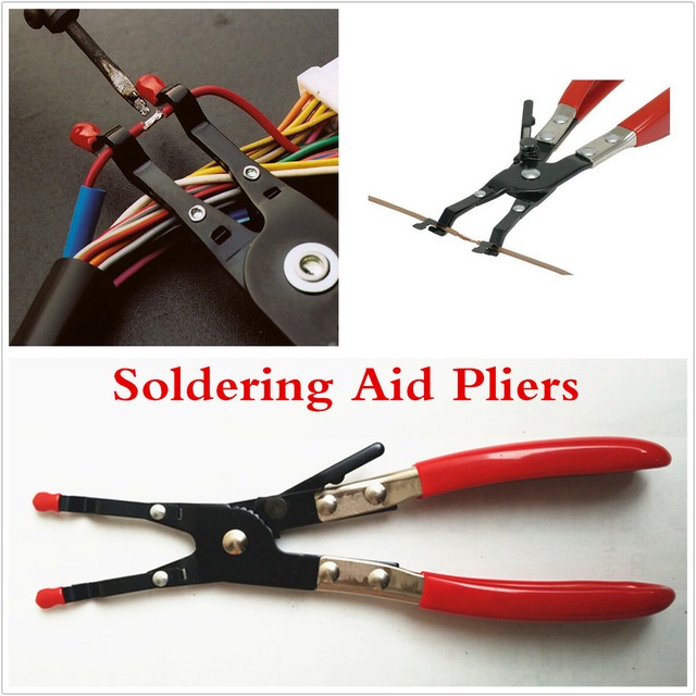 Universal Soldering Aid Pliers Tool Hold 2 Wires Whilst Soldering Hand