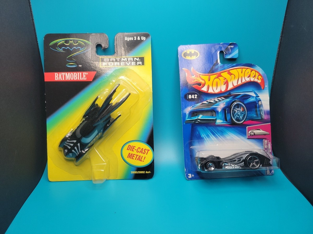 KENNER 1995 Batman Forever BATMOBILE & Hot Wheels 2004 Hardnoze