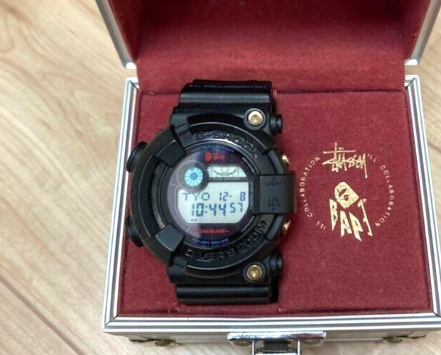CASIO G-SHOCK A BATHING APE × STUSSY GF-8250BS-1JR Watch Digital 