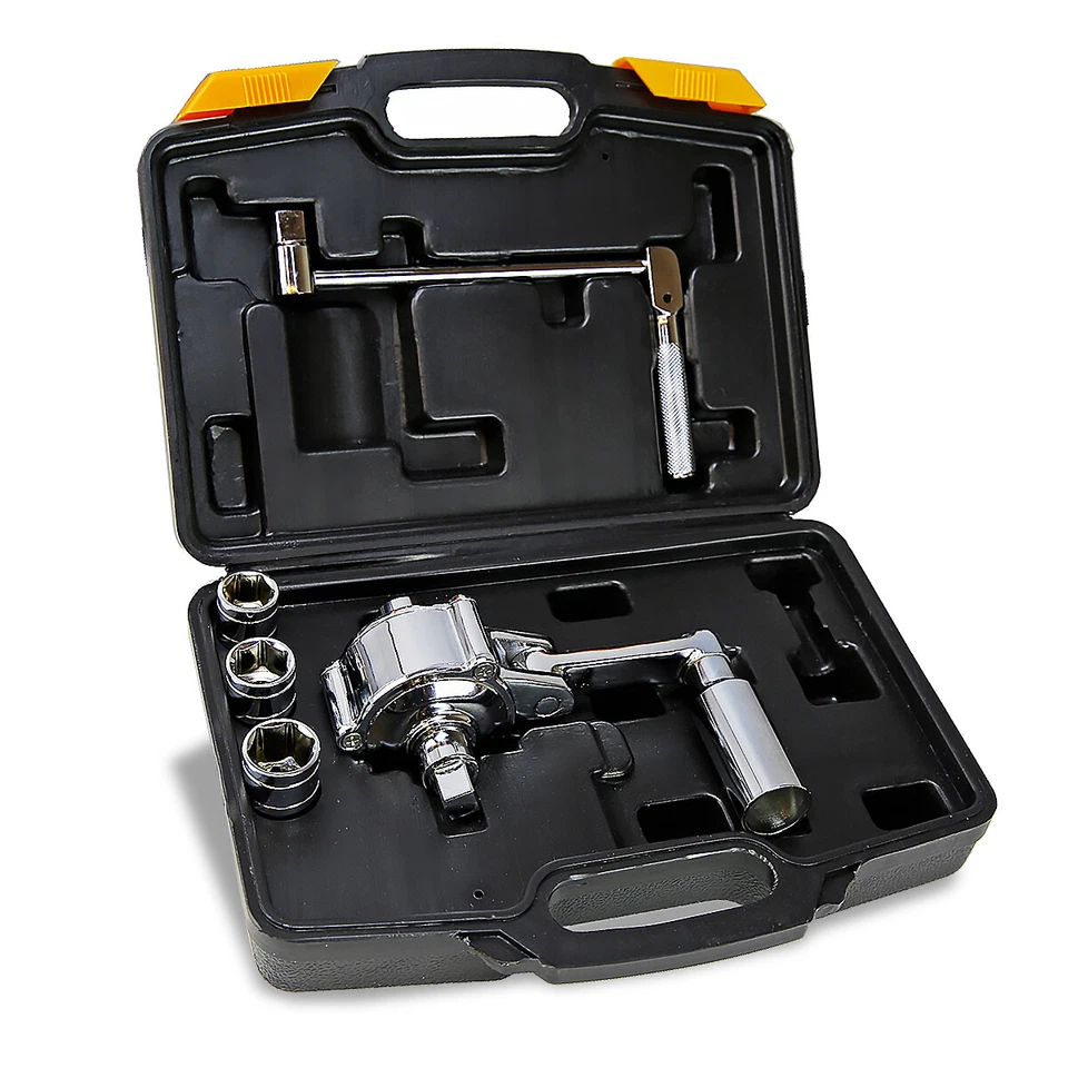 XtremepowerUS 1/2" Coche Llave Multiplicadora de Par Ahorro de Trabajo Llave Tuerca Foto 2 de 4