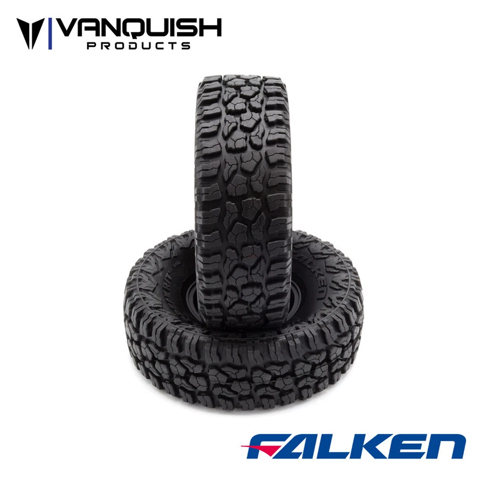 Vanquish VPS10104 Falken Wildpeak R/T 4.19 - 1.9 Tires (2) Red Compound - Image 2 of 3