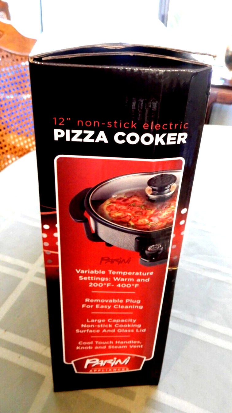 PARINI Appliances 12" PIZZA COOKER Cookware NONSTICK ELECTRIC Multiple