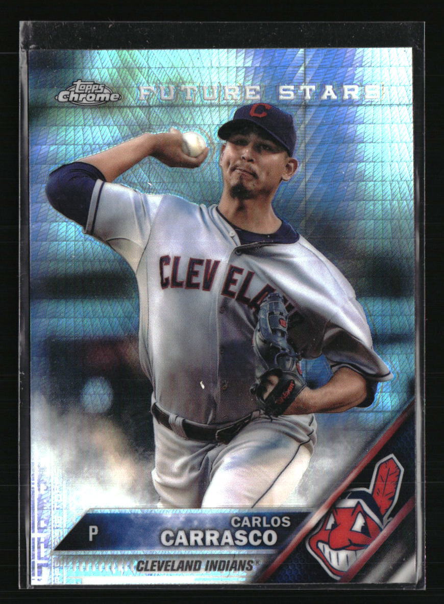 Carlos Carrasco 2016 Topps Chrome #158 MLB Baseball Card