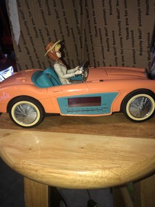 barbie clock radio 1962 convertible