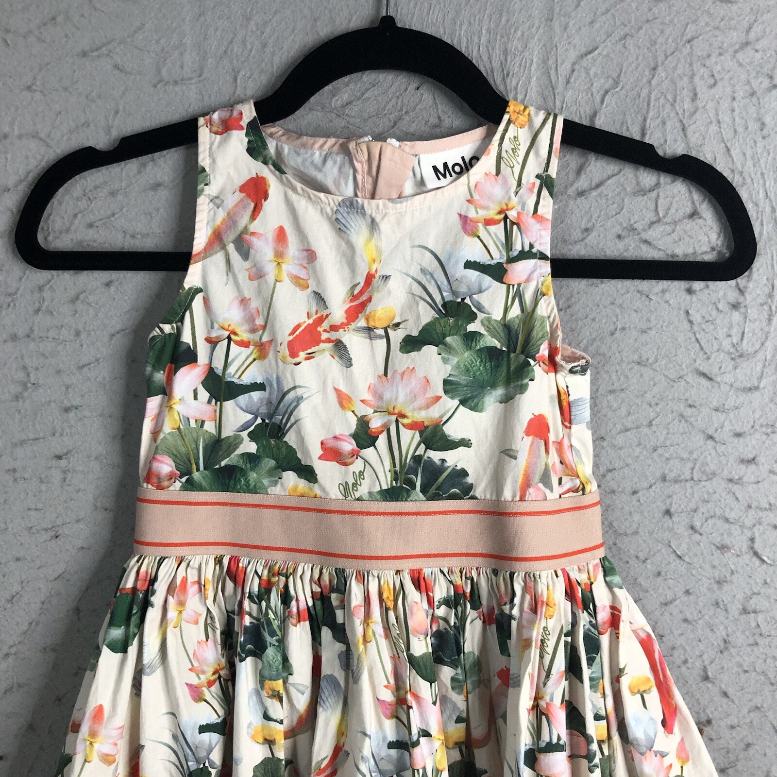 Molo Dress 98 Little Girls 3 Floral Print All Over Feminine Church Event