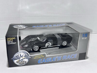 Eagles Race 1/18 Scale Diecast Ford GT40 MK2 #2 Le Mans 66 Shelby Amon McLaren
